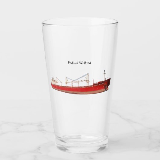 Bundesstaatliches Welland-Glas Glas (Vorderseite)