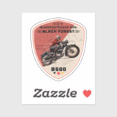 bundesstrasse 500, schwarzer wald german way b500 aufkleber (Blatt)