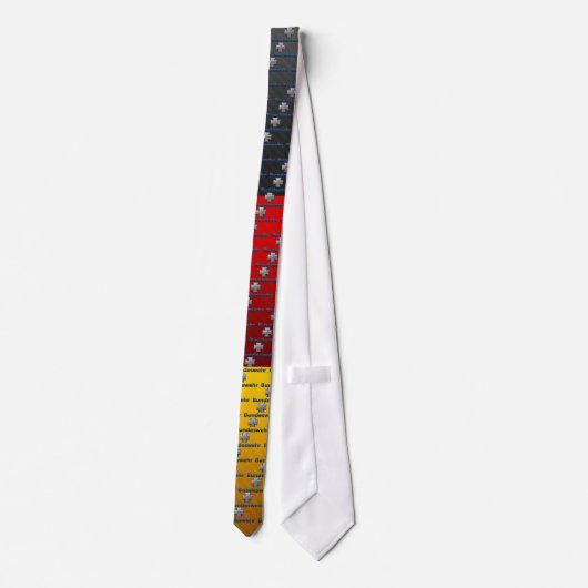 Bundeswehr-Emblem Krawatte (Rückseite)