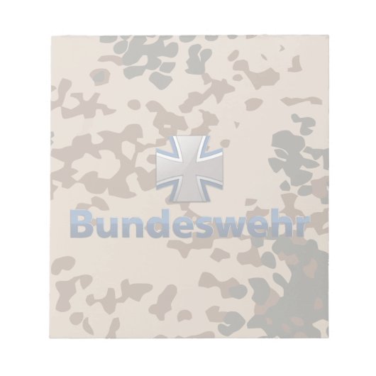 Bundeswehr-Emblem Notizblock (Vorderseite)