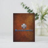 Bundeswehr-Emblem Postkarte (Stehend Vorderseite)