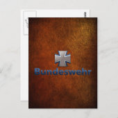Bundeswehr-Emblem Postkarte (Vorne/Hinten)