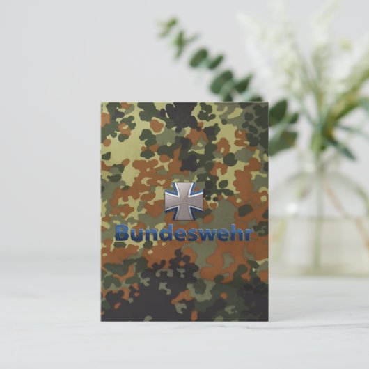 Bundeswehr-Emblem Postkarte (Stehend Vorderseite)