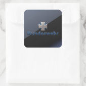 Bundeswehr-Emblem Quadratischer Aufkleber (Tasche)