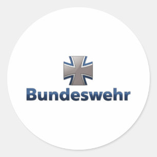 Bundeswehr-Emblem Runder Aufkleber