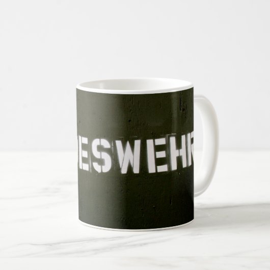 Bundeswehr Kaffeetasse (VorderseiteRechts)