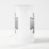 Bundeswehr Mattglas Bierglas (Mittel)