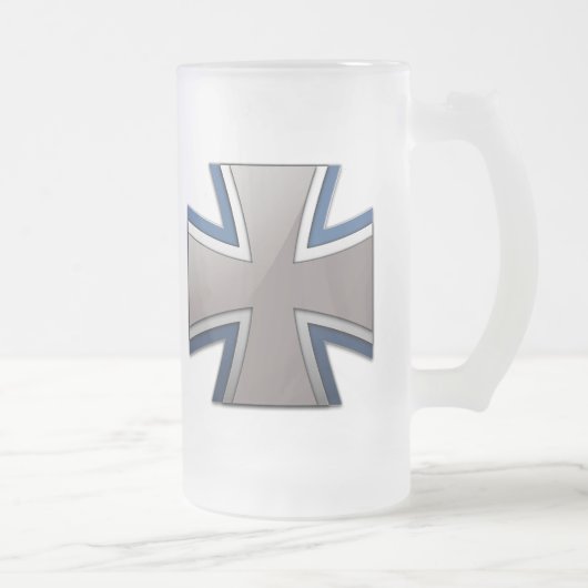 Bundeswehr Mattglas Bierglas (Rechts)