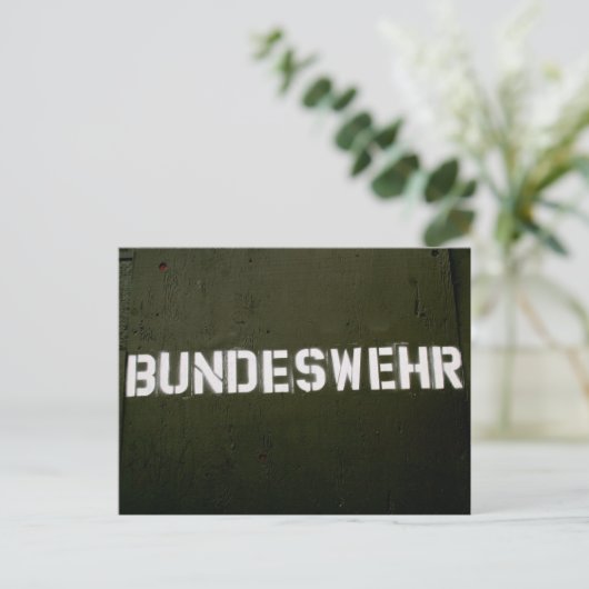 Bundeswehr Postkarte (Stehend Vorderseite)
