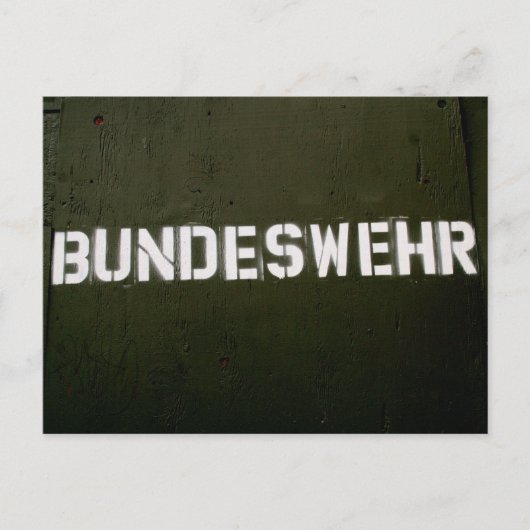 Bundeswehr Postkarte (Vorderseite)