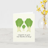 Bundle of Choy Baby-Karte Karte (Gelbe Blume)
