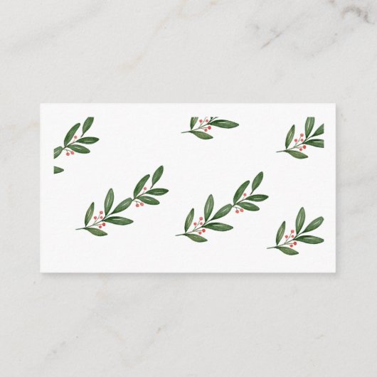 Bundle of Joy Christmas Baby Shower Books for Baby Begleitkarte (Rückseite)