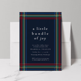 Bundle of joy Classic Christmas Baby Dusche Einladung