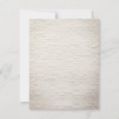 Bundle of Joy Greenery Wreath Brick Baby Shower Einladung (Rückseite)