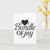 Bundle Of Joy Love Quote Cute Motivation  Karte (Gelbe Blume)