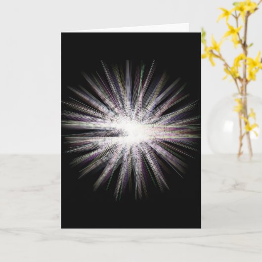 Bundle of Lines Karte (Gelbe Blume)