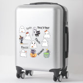 Bundle Spooky Ghost Black Cat Halloween Aufkleber (Koffer)