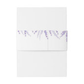 Bündner Hochzeit in Lavendelfarben Einladungsbanderole (Rückseitenbeispiel)