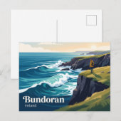 Bundoran Irland Postkarte (Vorne/Hinten)
