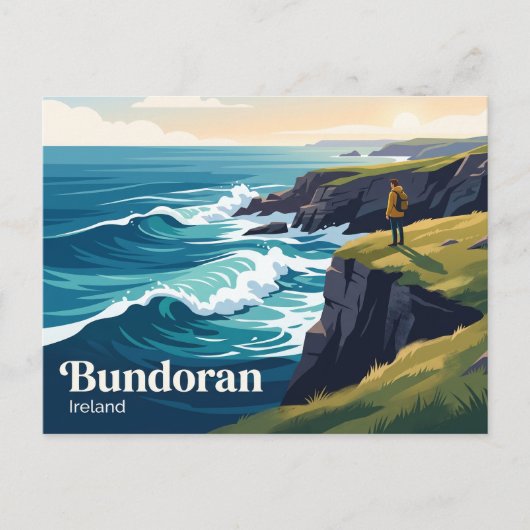 Bundoran Irland Postkarte (Vorderseite)