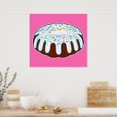 Bundt Cake Feier Poster (Küche)