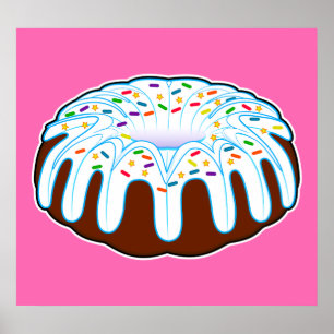Bundt Cake Feier Poster
