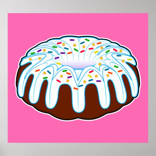 Bundt Cake Feier Poster (Vorne)