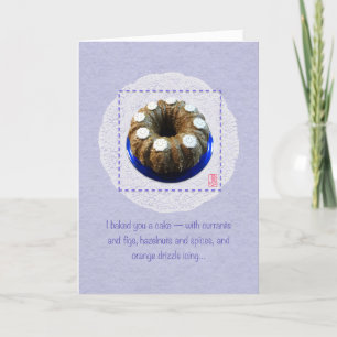 Bundt Cake Mother’s Day Greeting Card Karte