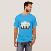 Bundt Kuchen mit besprüht T-Shirt (Vorne ganz)