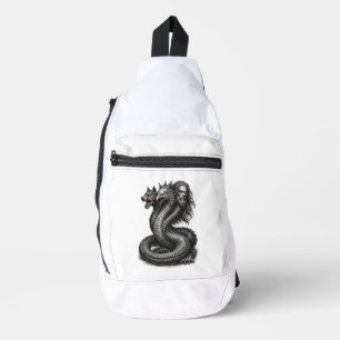 Bune-Dämon drei Gesichter, eine Macht Crossbody Bag
