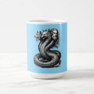 Bune-Dämon drei Gesichter, eine Macht Kaffeetasse