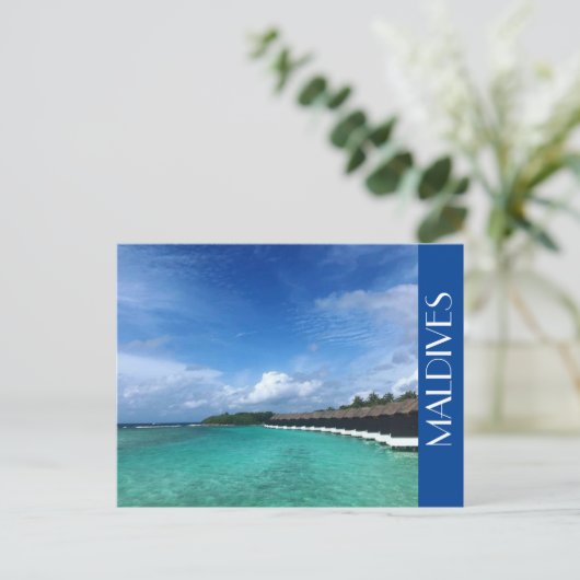 Bungalow-Liebe Postkarte (Stehend Vorderseite)