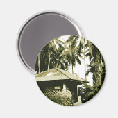 Bungalow Magnet (Vorderseite/Rückseite)