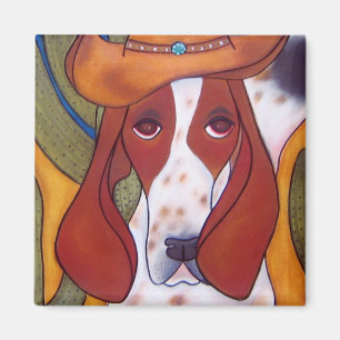 Bungalowart.com-Wüsten-Jagdhund-Magnet Magnet