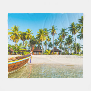 Bungalowe auf dem Strand Ko Mook, Thailand Fleecedecke
