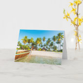 Bungalowe auf dem Strand | Ko Mook, Thailand Karte (Gelbe Blume)