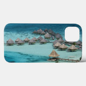 Bungalows des Beachcomber Hotels Case-Mate iPhone Hülle (Rückseite (Horizontal))