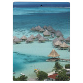 Bungalows des Beachcomber Hotels Klemmbrett (Rückseite)