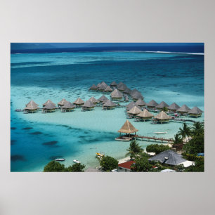 Bungalows des Beachcomber Hotels Poster