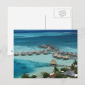 Bungalows des Beachcomber Hotels Postkarte (Vorne/Hinten)
