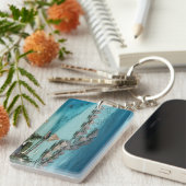 Bungalows des Beachcomber Hotels Schlüsselanhänger (Vorderseite rechts)