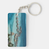 Bungalows des Beachcomber Hotels Schlüsselanhänger (Rückseite)