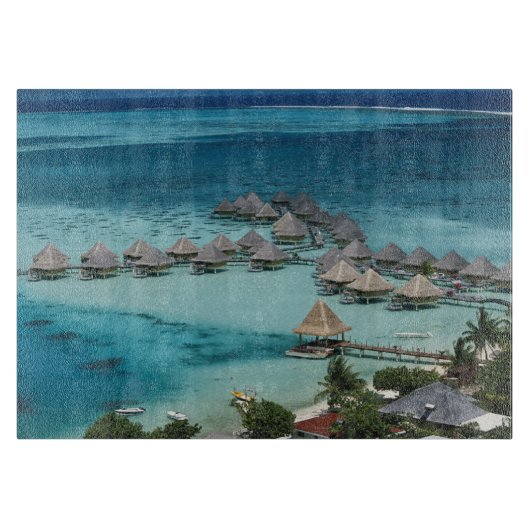 Bungalows des Beachcomber Hotels Schneidebrett (Vorderseite)