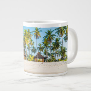 Bungalows des Tourist Resort am Strand Thailand Jumbo-Tasse