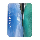 Bungalows maldives magnet (Vertikal)