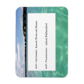 Bungalows mit Meerblick Magnet (Vertikal)