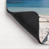 Bungalows vom Strand Motu Toopua Mousepad (Ecke)
