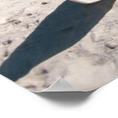 Bungalows vom Strand Motu Toopua Poster (Ecke)