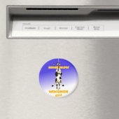 Bungee Jumpin' Wisconsin-Stil Magnet (In Situ (Geschirrspüler))