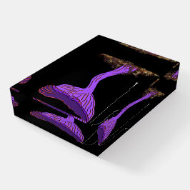 Bungee Jumping Amethyst Deceiver Mushroom Briefbeschwerer